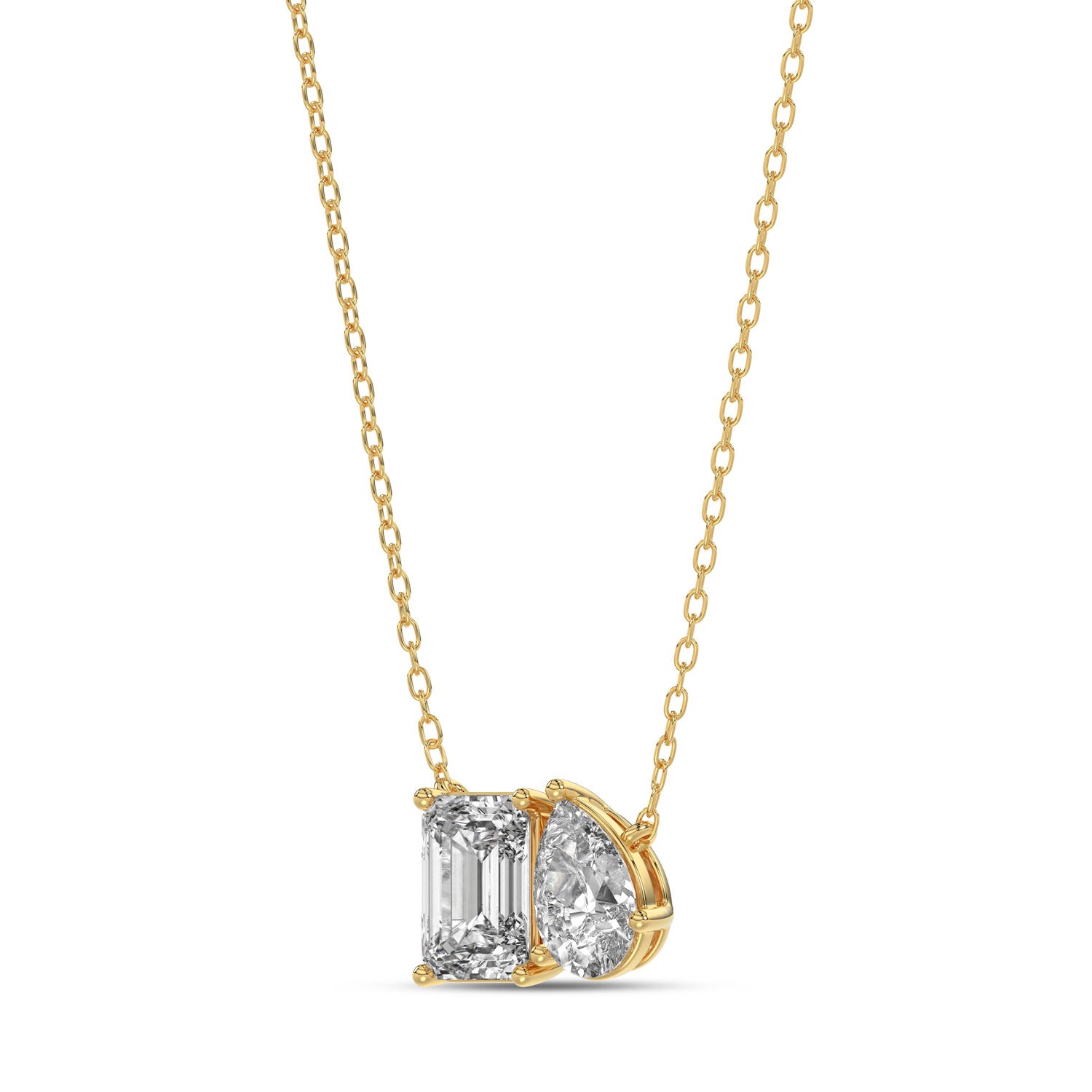 Talon Setting Single Stone Diamonds Pendants