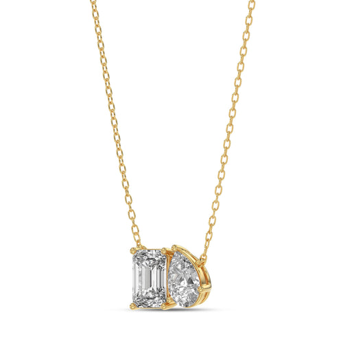 Talon Setting Single Stone Diamonds Pendants