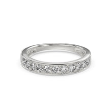 Channel Setting Half Eternity   Diamonds Rings