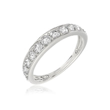 Channel Setting Half Eternity   Diamonds Rings