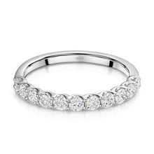 Prong Setting Half Eternity Diamond Ring