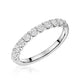 Prong Setting Half Eternity Diamond Ring