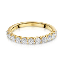 Prong Setting Half Eternity Diamond Ring