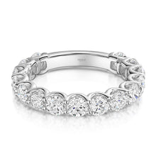 Prong Setting Three Quarter Eternity Diamond Ring
