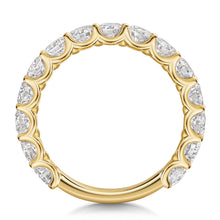 Prong Setting Three Quarter Eternity Diamond Ring