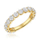 Prong Setting Three Quarter Eternity Diamond Ring