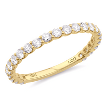 Prong Setting Three Quarter Eternity Diamonds Rings