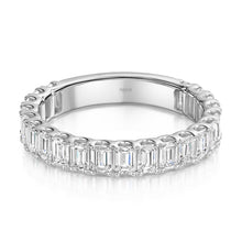 Prong Setting Three Quarter Eternity Diamond Ring