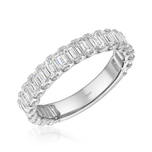 Prong Setting Three Quarter Eternity Diamond Ring