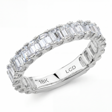 Prong Setting Three Quarter Eternity Diamonds Rings