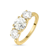 Talon Setting Three stone Ring Diamonds Rings