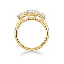 Talon Setting Three stone Ring Diamonds Rings