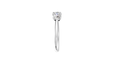 Talon Setting Three stone Ring Diamonds Rings