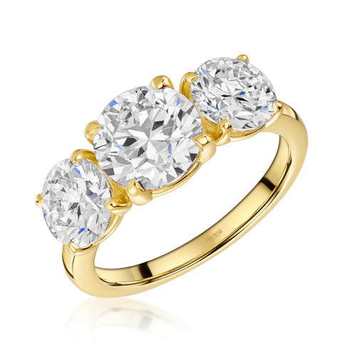 Talon Setting Three Stone Diamond Ring