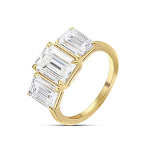 Talon Setting Three Stone Ring Diamonds Rings