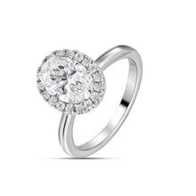 Talon Setting Halo Diamond Ring