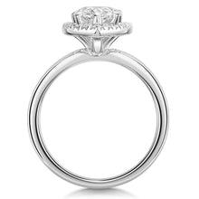 Talon Setting Halo Diamond Ring