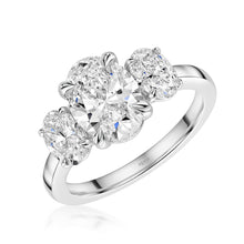 Talon Setting Three stone Ring Diamonds Rings