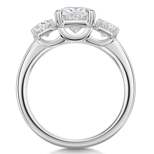 Talon Setting Three stone Ring Diamonds Rings