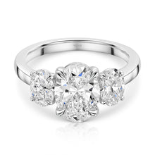 Talon Setting Three stone Ring Diamonds Rings