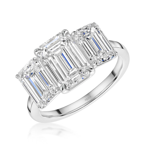Talon Setting Three Stone Ring Diamonds Rings