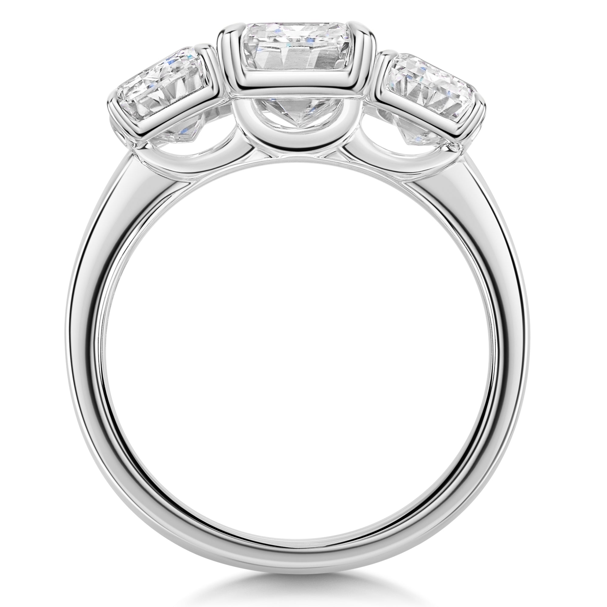 Talon Setting Three Stone Diamond Ring