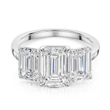 Talon Setting Three Stone Ring Diamonds Rings