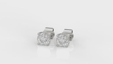 Talon Setting StudsDiamonds Earrings