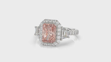 Talon Setting Halo Diamonds Rings