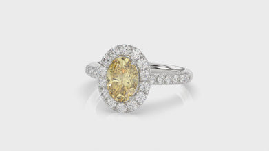 Talon Setting Halo Diamonds Rings