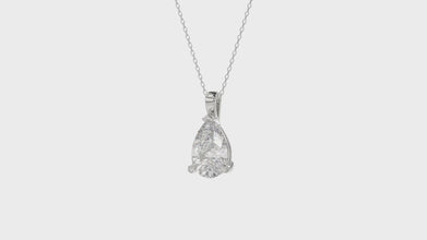 Talon Setting Single Stone Diamonds Pendants