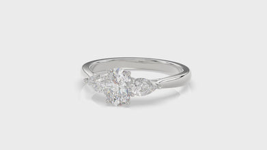 Prong Setting Three Stone Ring Diamonds Rings